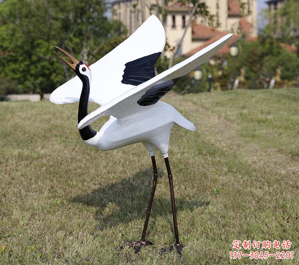 徐州贵族气质,匠心精神:古人仙鹤雕塑