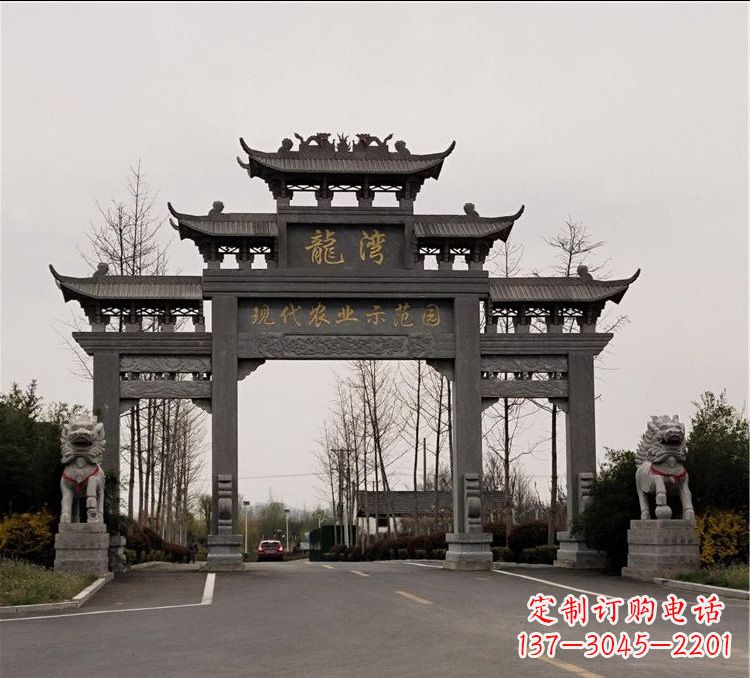 徐州品质精湛的古石牌坊雕塑