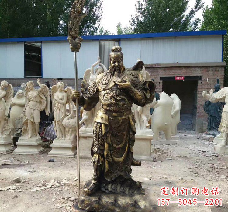 徐州精致古典,尊贵典雅--关公铜雕定制