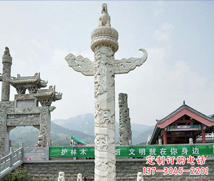 徐州广场景观大理石华表石雕