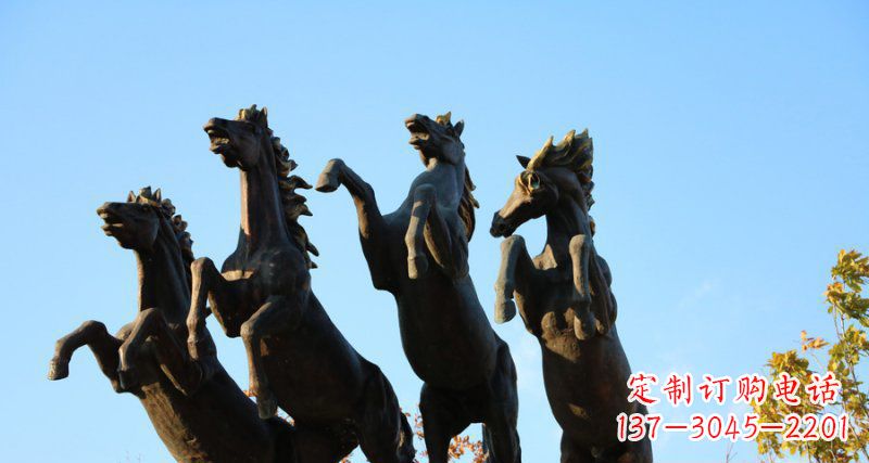 徐州广场立马动物铜雕 (2)