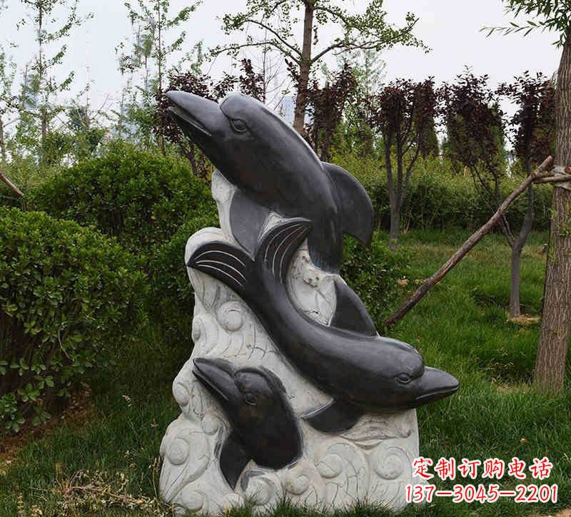 徐州海豚石浮雕