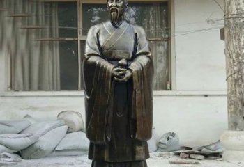 徐州扁鹊人物铜雕塑，高雅栩栩如生