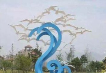 徐州精美海鸥雕塑，传递美好海洋情怀