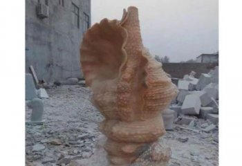 徐州营造海洋气息的海螺景观石雕