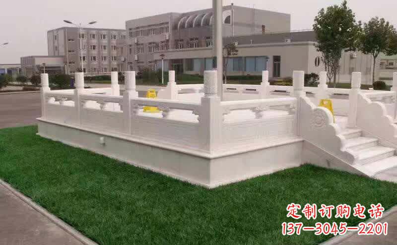 徐州完美艺术——汉白玉升旗台雕塑