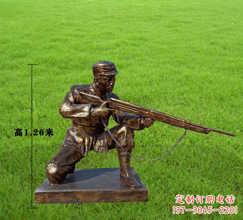 徐州纪念红军铜像,精美文物雕塑