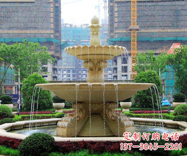 徐州多层次喷泉雕塑,为您带来清凉夏日