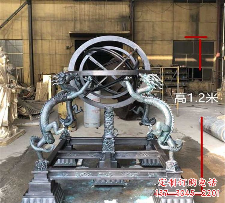 徐州浑天仪古代仪器校园景观雕塑