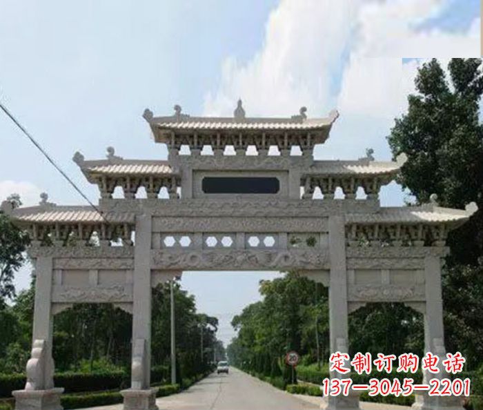 徐州高品质牌坊石雕，专为客户量身定制