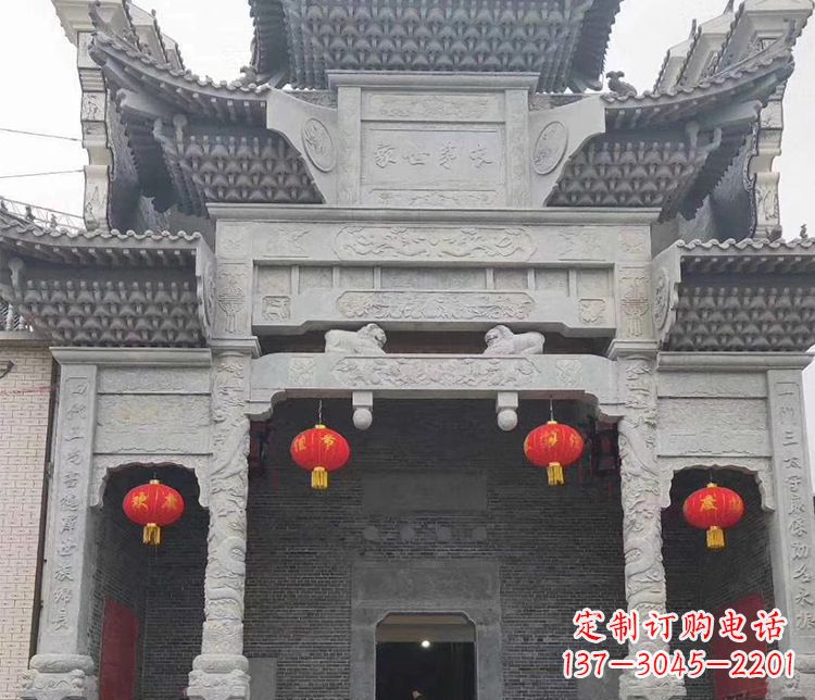 徐州中领雕塑：专业定制牌坊石雕