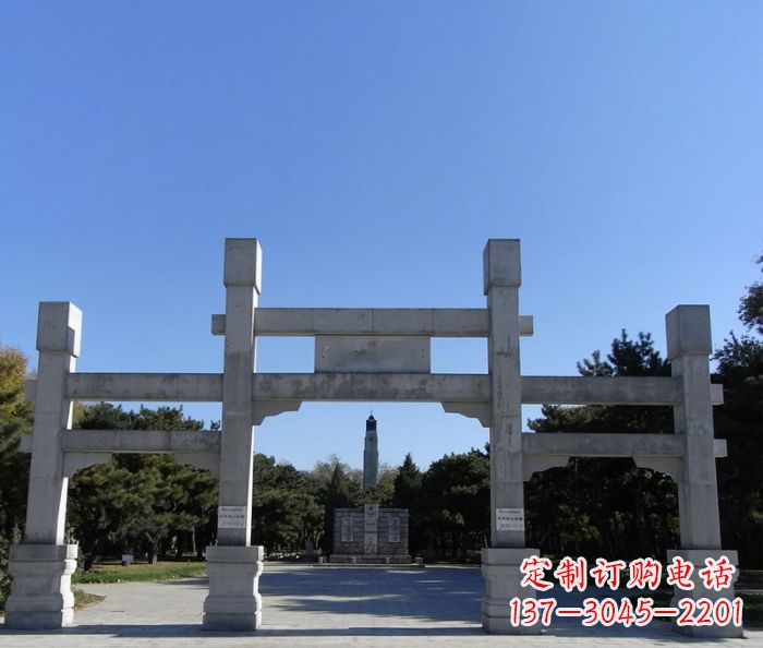 徐州中领雕塑石雕牌坊定制