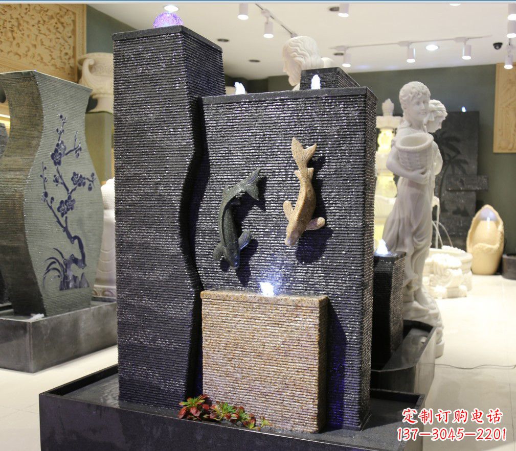 徐州九龙太子石雕喷泉