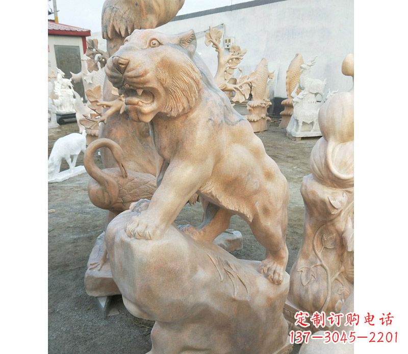 徐州老虎石雕公园十二生肖动物