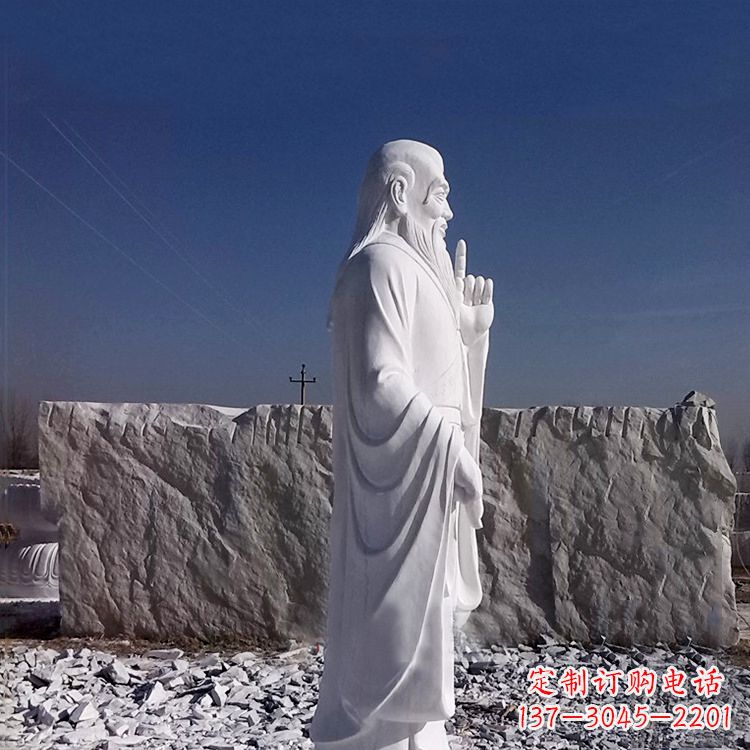 徐州精美老子雕塑,充满哲学精髓