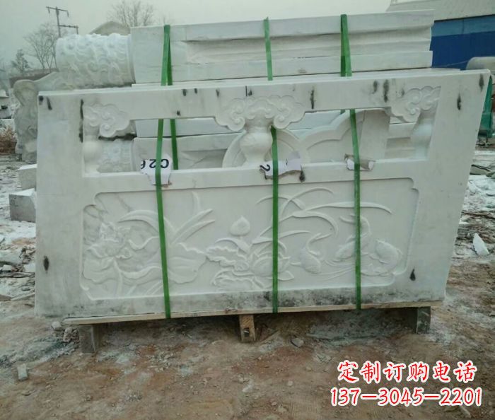 徐州高端汉白玉栏板雕塑,精致装点你的空间