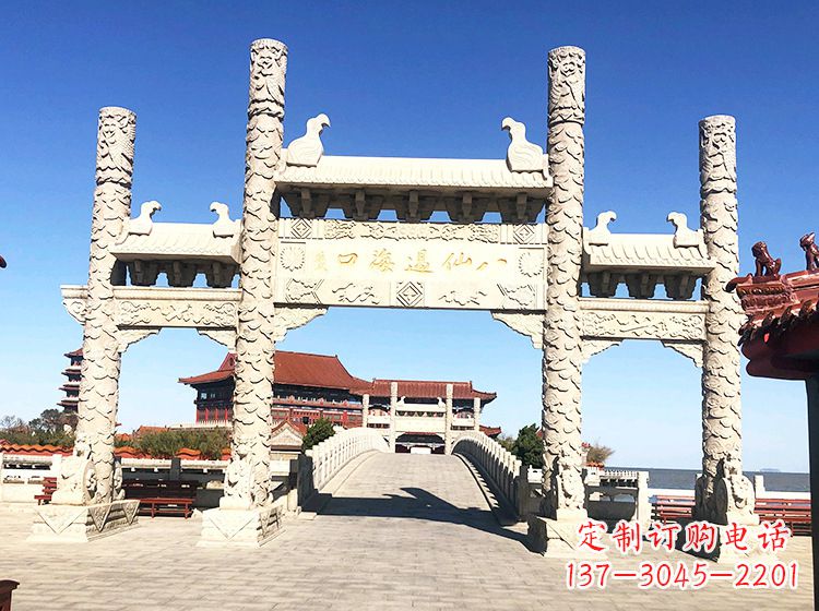 徐州临夏石雕牌坊—打造国风精美雕塑