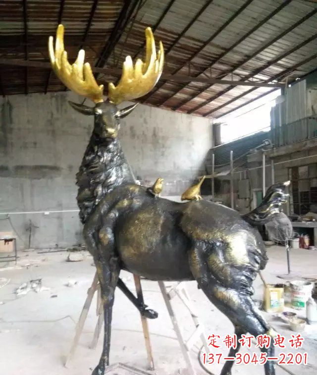 徐州精美羚羊铜雕,打造您独一无二的家居装饰