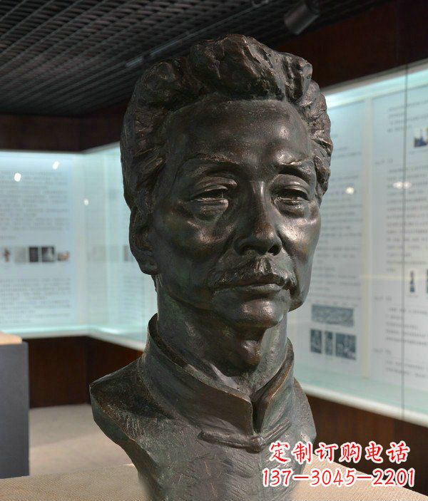徐州鲁迅名人铜雕雕塑—传承文化,永久纪念