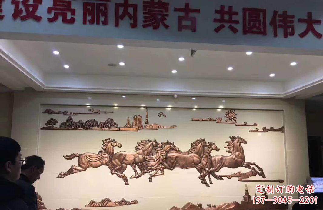 徐州完美展示马到成功的铜马雕塑