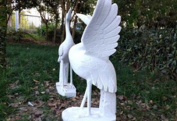 徐州艺术级典雅的丹顶鹤雕塑