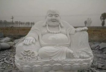 徐州质感非凡的汉白玉弥勒佛雕塑