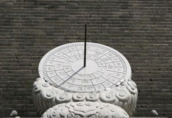 徐州花岗岩古代计时器日晷雕塑