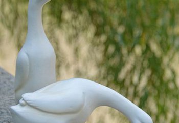 徐州高端花园水池鸭子雕塑