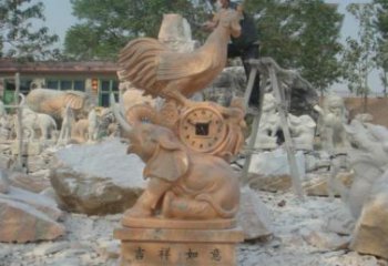 徐州精美的公鸡石雕，带您回到传统