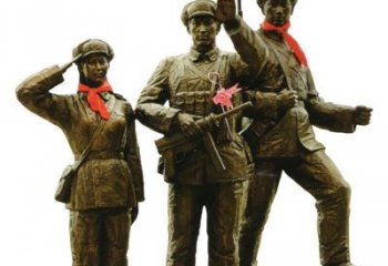 徐州勇士战士雕塑，感受立于战场的英勇豪迈
