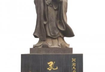 徐州传承文明精神，纪念伟大孔子——高贵孔子雕塑