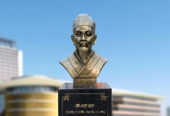 徐州李时珍雕塑，欣赏历史名人的面貌