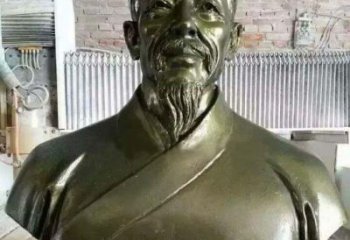 徐州李时珍头像铜雕，为纪念传奇祖国医学家