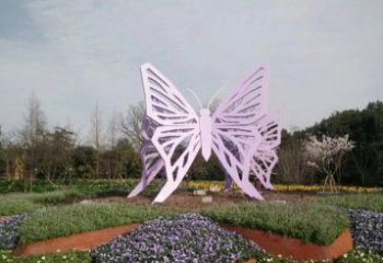 徐州流动而优雅的蝴蝶雕塑