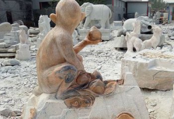 徐州精美猴子石雕，带来浓浓的节日气息