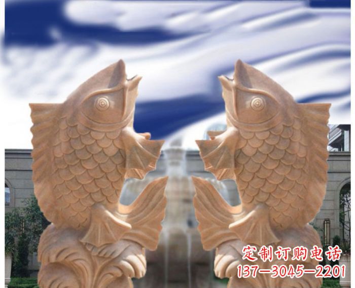 徐州中领雕塑设计定制精美鲤鱼雕塑