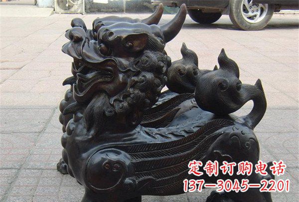 徐州象征保护,美轮美奂的貔貅辟邪神兽铜雕