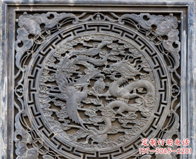 徐州传统工艺青石龙雕精美绝伦