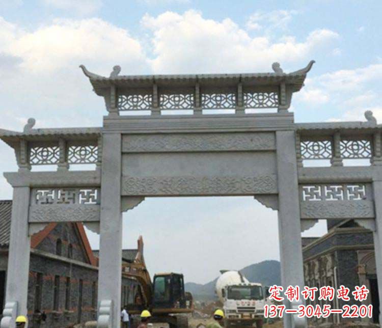 徐州牌坊大理石石雕:显露美丽的古典风情