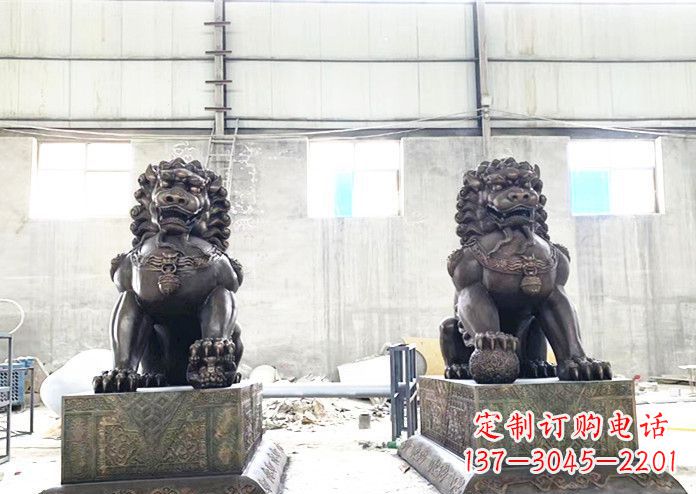 徐州中领雕塑专业生产高端铜狮子雕塑。狮子雕塑…