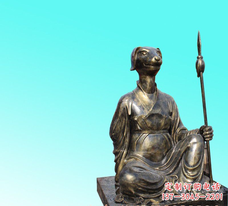 徐州精美十二生肖坐式铜雕