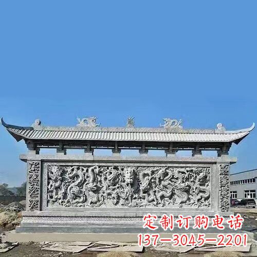 徐州石雕浮雕影壁塑——高雅时尚的室内艺术装饰