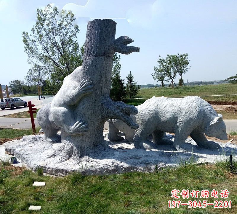 徐州欧洲风格狗熊公园雕塑