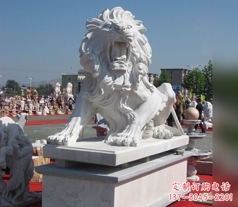 徐州狮子雕塑,带来王者气派