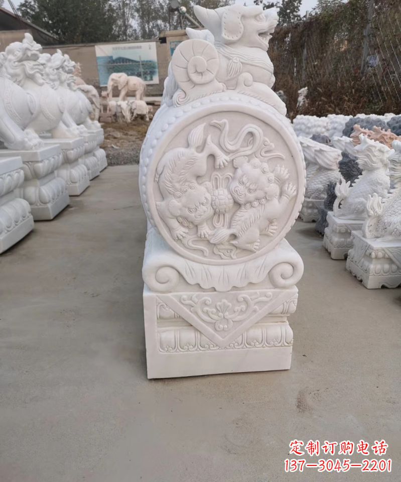 徐州高级雕塑定制-门墩雕塑