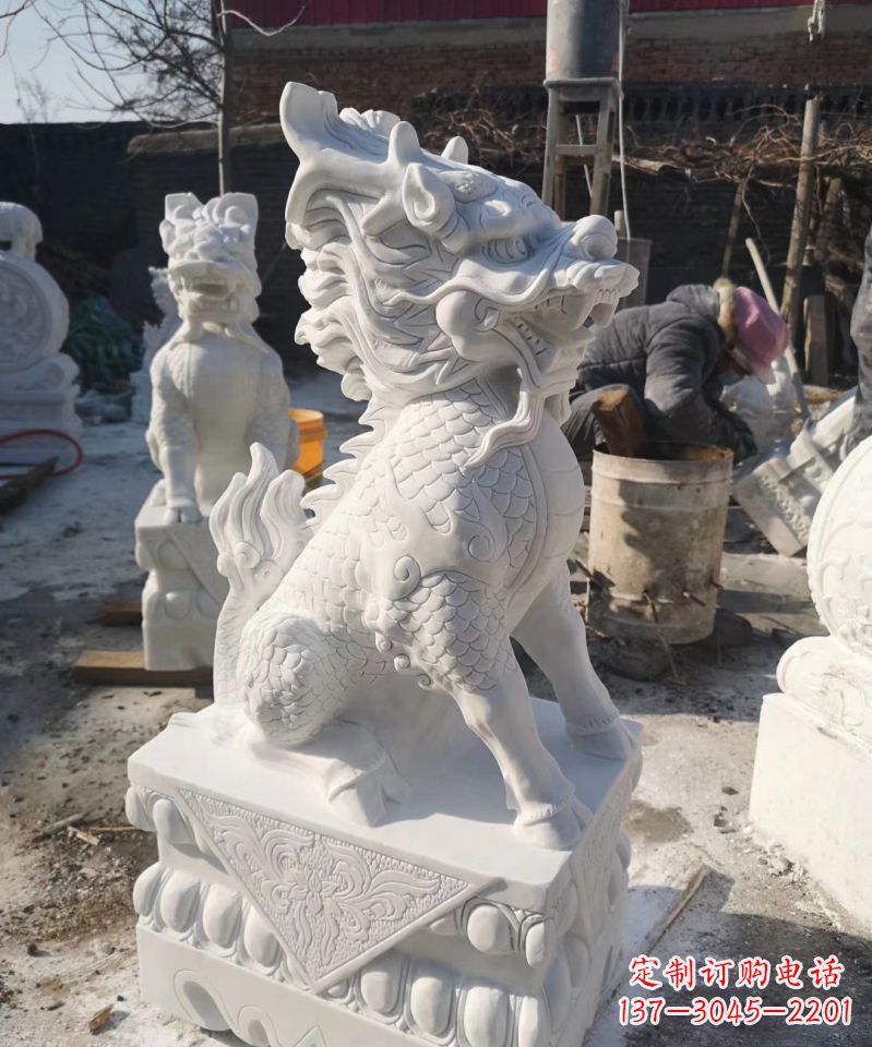 徐州正宗古典麒麟神兽招财动物雕塑