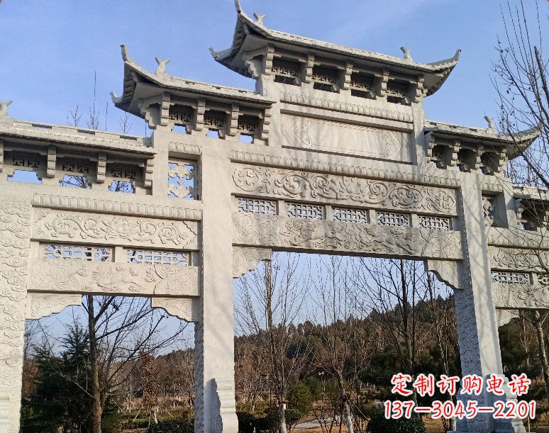 徐州石雕乡村牌坊