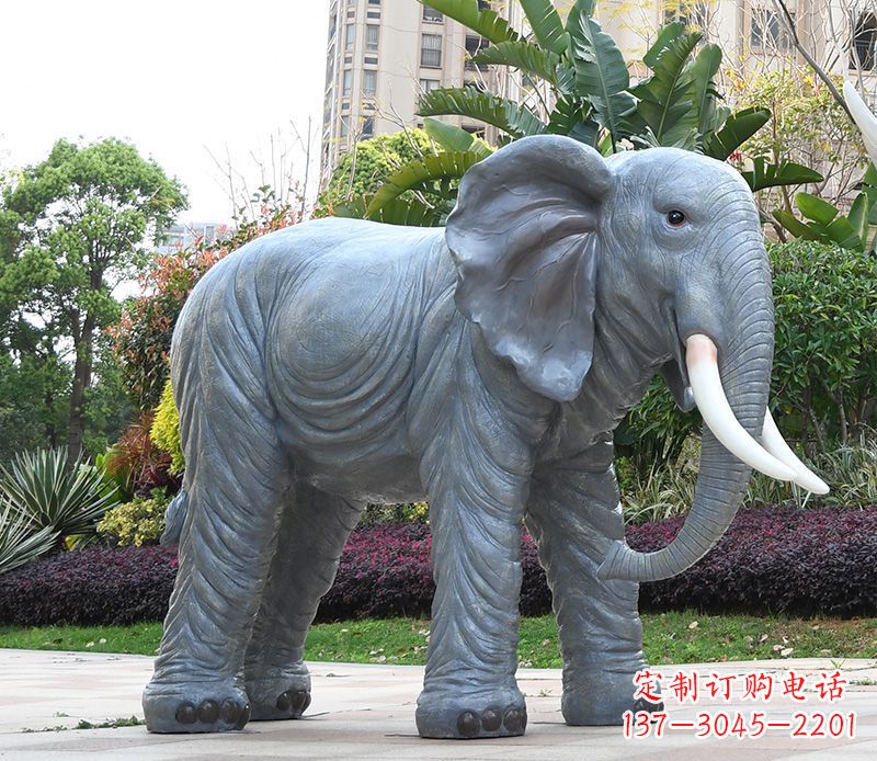 徐州石雕小区动物大象