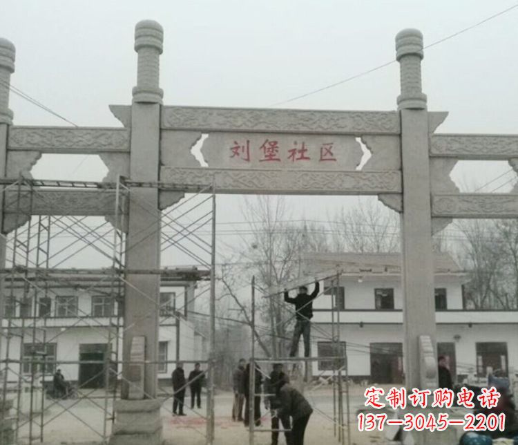 徐州石牌坊道路石雕