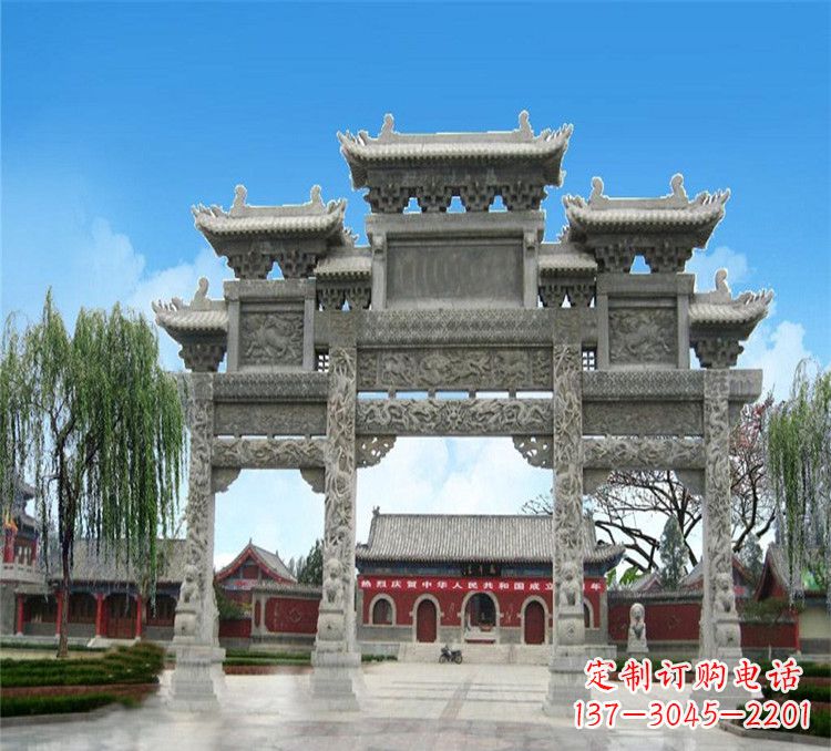 徐州石牌坊效果图